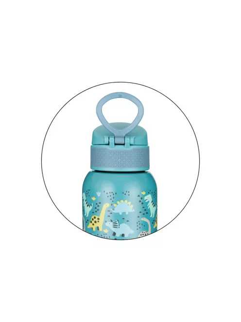 Petite&Mars Rozsdamentes acél termoszpalack ivócsőrrel 500 ml Dino Park 36m+
