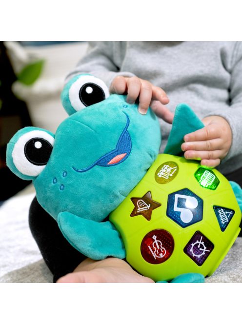 Baby Einstein Zenélő interaktív játék teknős, Neptune's Cuddly Composer™, 6 hó+