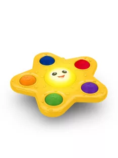   Baby Einstein Aktív játék tapadókoronggal, Pop & Glow Starfish™, 6 hó+