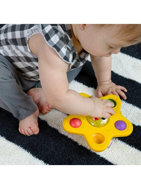 Baby Einstein Aktív játék tapadókoronggal, Pop & Glow Starfish™, 6 hó+