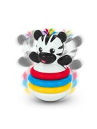 Baby Einstein Rágóka építőjáték, zebra Stack & Wobble Zen™, 3 hó+
