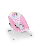 Bright Starts Rezgő pihenőszék, Pink Paradise™, 0 hó+, 9 kg-ig