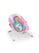 Bright Starts Rezgő pihenőszék, Pink Paradise™, 0 hó+, 9 kg-ig