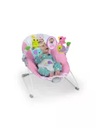 Bright Starts Rezgő pihenőszék, Pink Paradise™, 0 hó+, 9 kg-ig