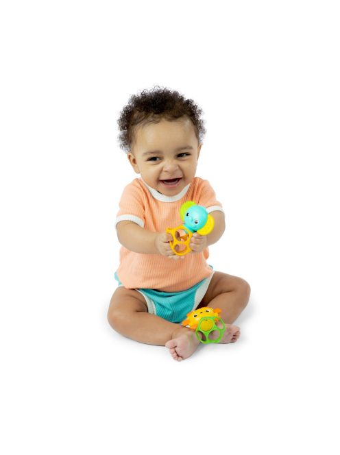 Oball Játék, rágóka, Soother Pals™, Easy-Grasp, 2 db, 3 hó+