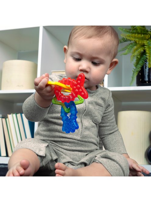 BABY EINSTEIN Rágóka 4db BPA mentes Cool Critters 3hó+