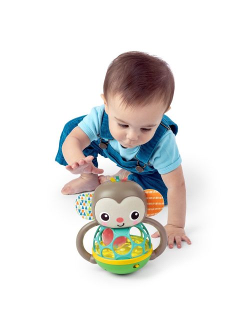 OBALL Érzékszervi játék, Grab & Giggle Monkey™, 6 hó+