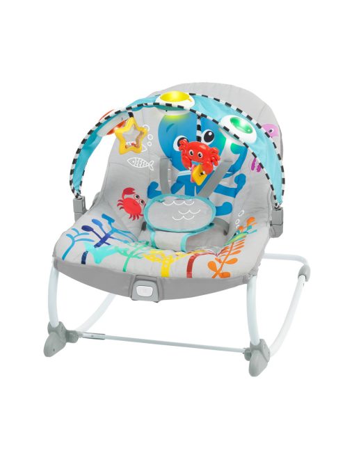 BABY EINSTEIN Zenélő rezgő pihenőszék Kick to It Opus 18kg-ig