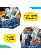 BABY EINSTEIN Zenélő rezgő pihenőszék Kick to It Opus 18kg-ig