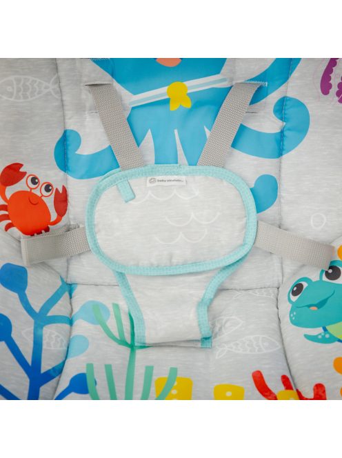 BABY EINSTEIN Zenélő rezgő pihenőszék Kick to It Opus 18kg-ig
