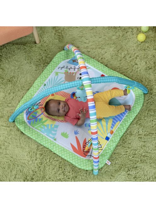 Bright Starts Játszószőnyeg játékhíddal Wild Wiggles aktivitással - 0hó+