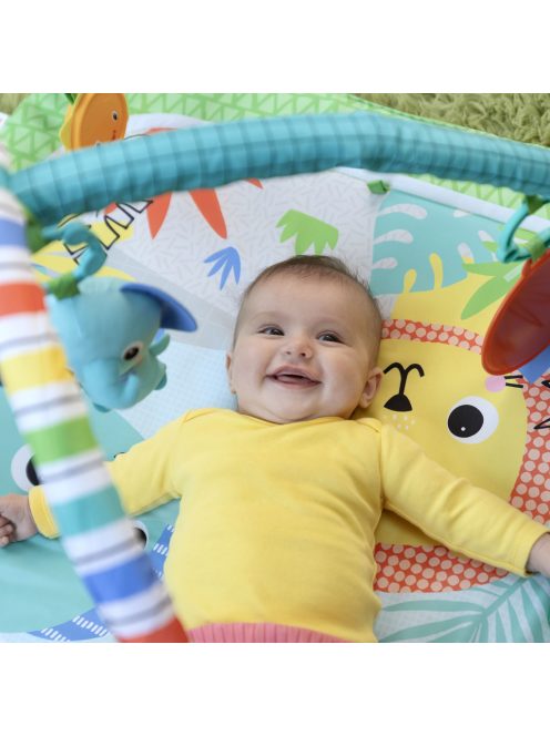 BRIGHT STARTS Játszószőnyeg játékhíddal Wild Wiggles aktivitással 0hó+