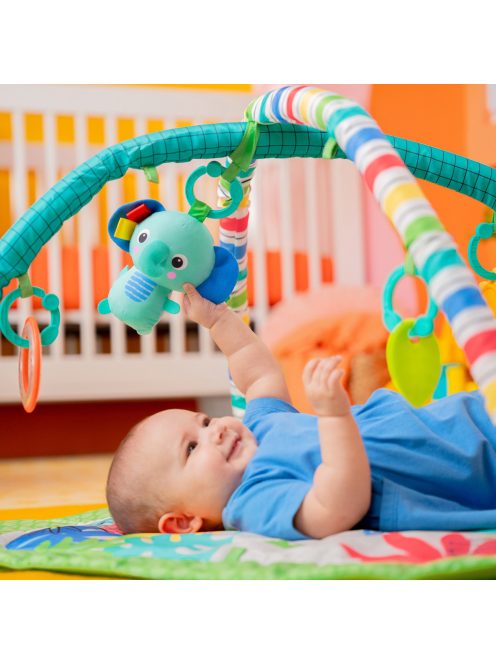 BRIGHT STARTS Játszószőnyeg játékhíddal Wild Wiggles aktivitással 0hó+