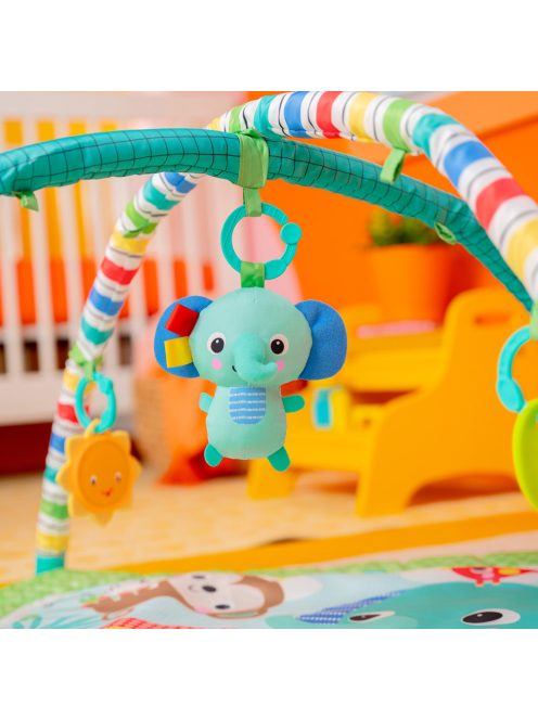 BRIGHT STARTS Játszószőnyeg játékhíddal Wild Wiggles aktivitással 0hó+