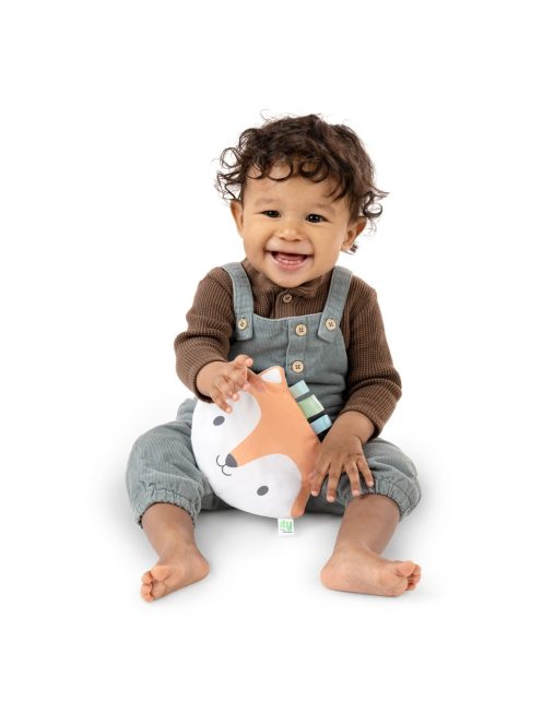 Ingenuity Plüss róka játék, C karikán, Crinklet™, Kitt, 0 hó+