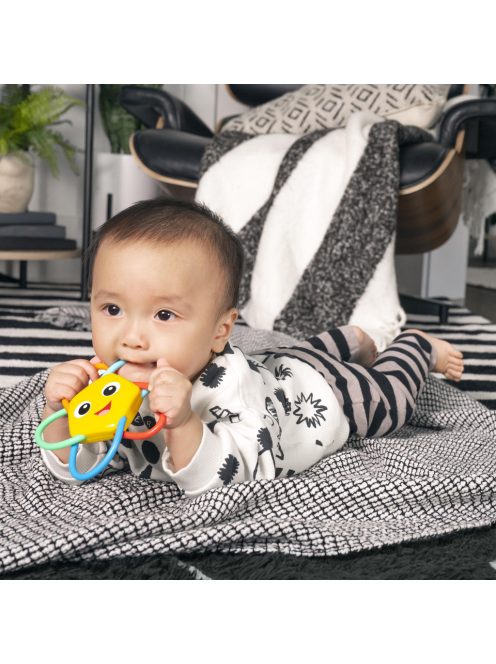 BABY EINSTEIN Rágóka csörgővel Soothing Star BPA mentes 0hó+