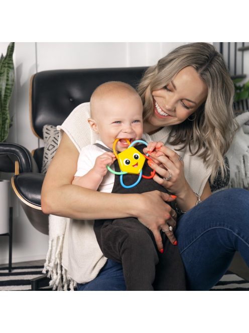 BABY EINSTEIN Rágóka csörgővel Soothing Star BPA mentes 0hó+
