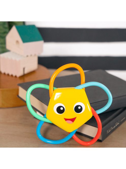 BABY EINSTEIN Rágóka csörgővel Soothing Star BPA mentes 0hó+