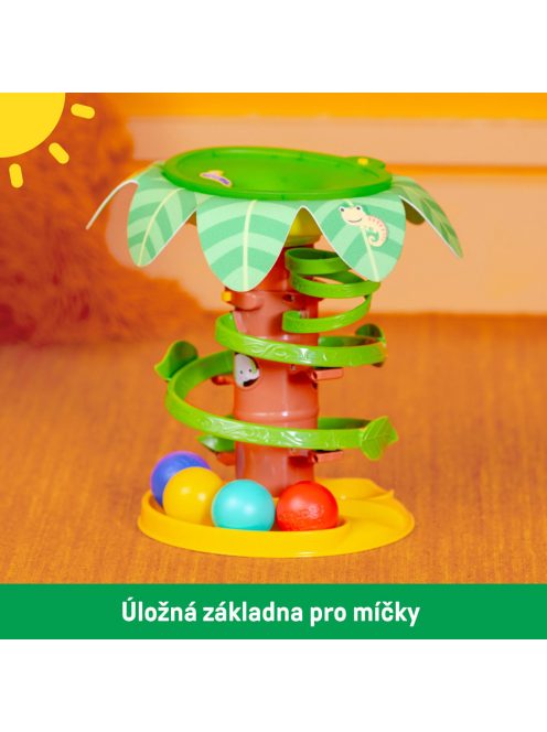 BRIGHT STARTS Zenélő golyópálya Tropical Twirl 6hó+