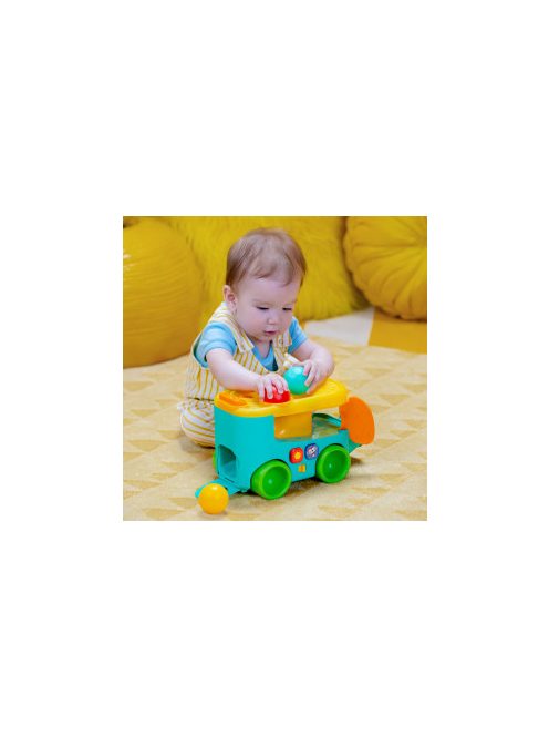 Bright Starts Autó bedobálható labdákkal Pop & Roll Safari Bus™ 6hó+