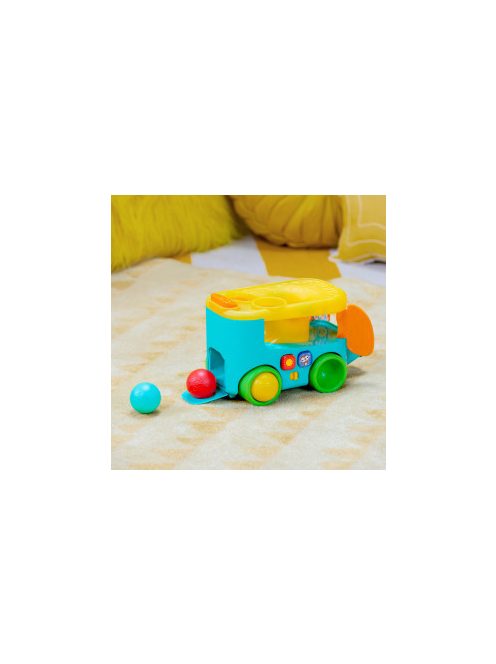 Bright Starts Autó bedobálható labdákkal Pop & Roll Safari Bus™ 6hó+