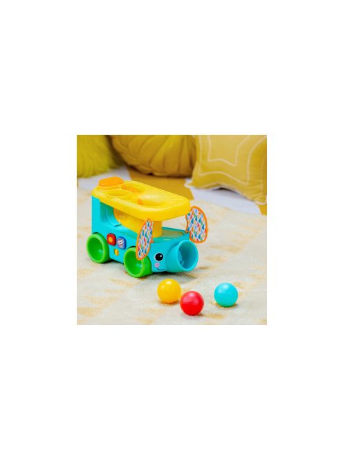 Bright Starts Autó bedobálható labdákkal Pop & Roll Safari Bus™ 6hó+