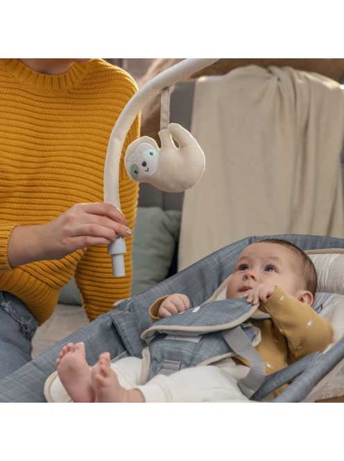 INGENUITY Rezgő masszázs pihenőszék dallamokkal, Happy Belly™, Rock-to-Bounce, Parker™, 0 hó+ 9 kg-ig