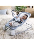 INGENUITY Rezgő masszázs pihenőszék dallamokkal, Happy Belly™, Rock-to-Bounce, Chambray, 0 hó+, 9 kg-ig