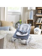 INGENUITY Rezgő masszázs pihenőszék dallamokkal, Happy Belly™, Rock-to-Bounce, Chambray, 0 hó+, 9 kg-ig