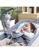 INGENUITY Rezgő masszázs pihenőszék dallamokkal, Happy Belly™, Rock-to-Bounce, Chambray, 0 hó+, 9 kg-ig