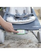 INGENUITY Rezgő masszázs pihenőszék dallamokkal, Happy Belly™, Rock-to-Bounce, Chambray, 0 hó+, 9 kg-ig