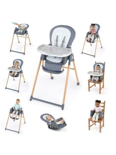   INGENUITY Etetőszék Deluxe 7in1 Proper Positioner™ 0hó+ 23 kg-ig - Chambray