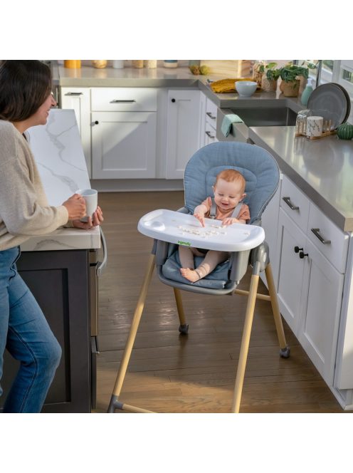 INGENUITY Etetőszék Deluxe 7in1 Proper Positioner™ 0hó+ 23 kg-ig - Chambray