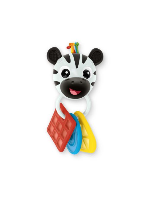 Baby Einstein Rágóka csörgővel zebra Zen™ Shake-a-Shape BPA mentes - 0hó+