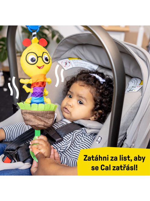 BABY EINSTEIN Játék csörgővel C-karikán u Cal-a-Puller™ 0hó+