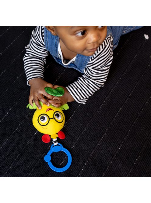 BABY EINSTEIN Játék csörgővel C-karikán u Cal-a-Puller™ 0hó+