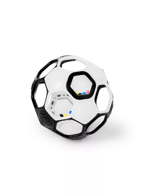 OBALL Játék, Csörgő Goals™, 10 cm, Black & White, 0 hó+