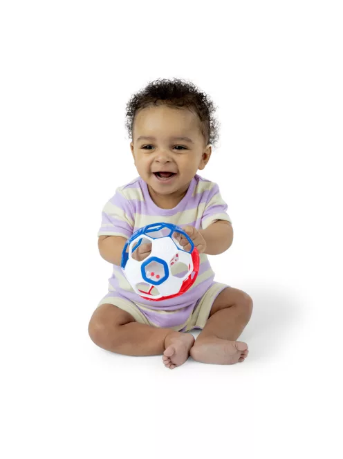 OBALL Játék, Csörgő Goals™, 10 cm, Red, White & Blue, 0 hó+