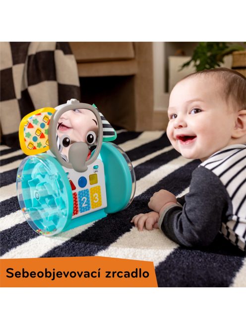 BABY EINSTEIN Zenélő interaktív játék Chase & Tap Earl™ 6hó+