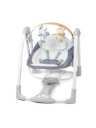 INGENUITY Átalakítható hinta dallamokkal, Swing 'n Go Chambray, 0 hó+, 9 kg-ig