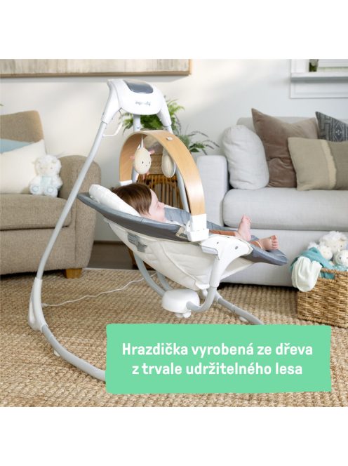 INGENUITY Parker™ zenélő hintaszék 0 hónapos kortól, 9 kg-ig