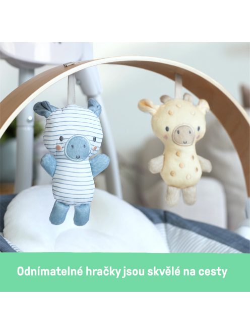 INGENUITY Hintázó zenélő 0m+, 9 kg-ig - Chambray 