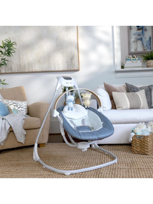 INGENUITY Hintázó zenélő 0m+, 9 kg-ig - Chambray 