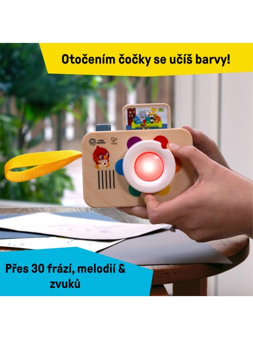 Baby Einstein Interaktív játék hanggal fényképezőgép HAPE - 6hó+
