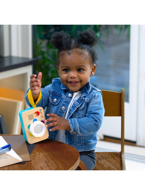 BABY EINSTEIN Interaktív játék hanggal fényképezőgép HAPE 6hó+