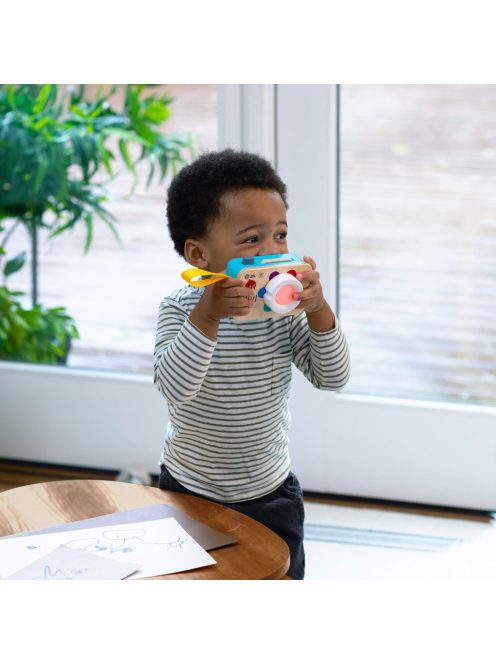 BABY EINSTEIN Interaktív játék hanggal fényképezőgép HAPE 6hó+
