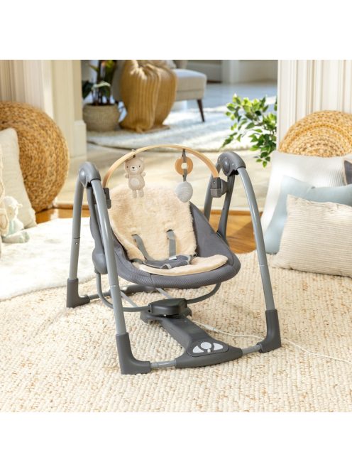 INGENUITY Átalakítható rezgő hinta dallamokkal, Every Season™ Chic Boutique™,​ 0 hó+, 9 kg-ig