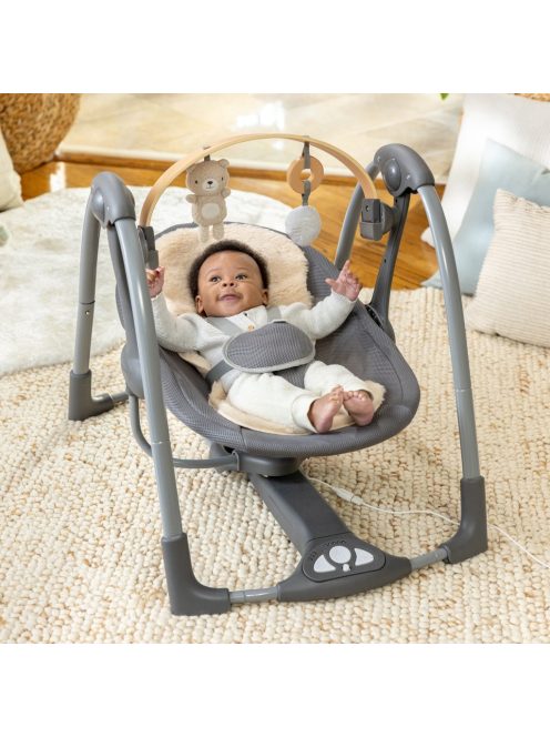 INGENUITY Átalakítható rezgő hinta dallamokkal, Every Season™ Chic Boutique™,​ 0 hó+, 9 kg-ig