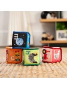 Baby Einstein Textil játék kockák ábécé Alpha Stacks™ 4db, 3hó+