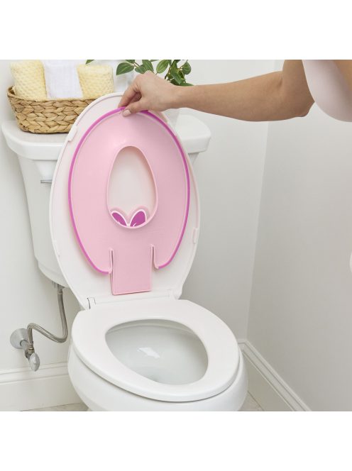 Bright Starts WC szűkítő öntapadós Flip & Sit™ MINNIE MOUSE™ 18 hónapos kortól, 23 kg-ig